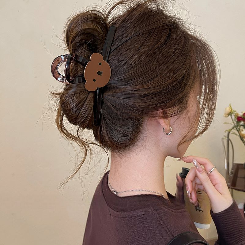 Hair Clip Claw Bear (Various Designs) Acrylic