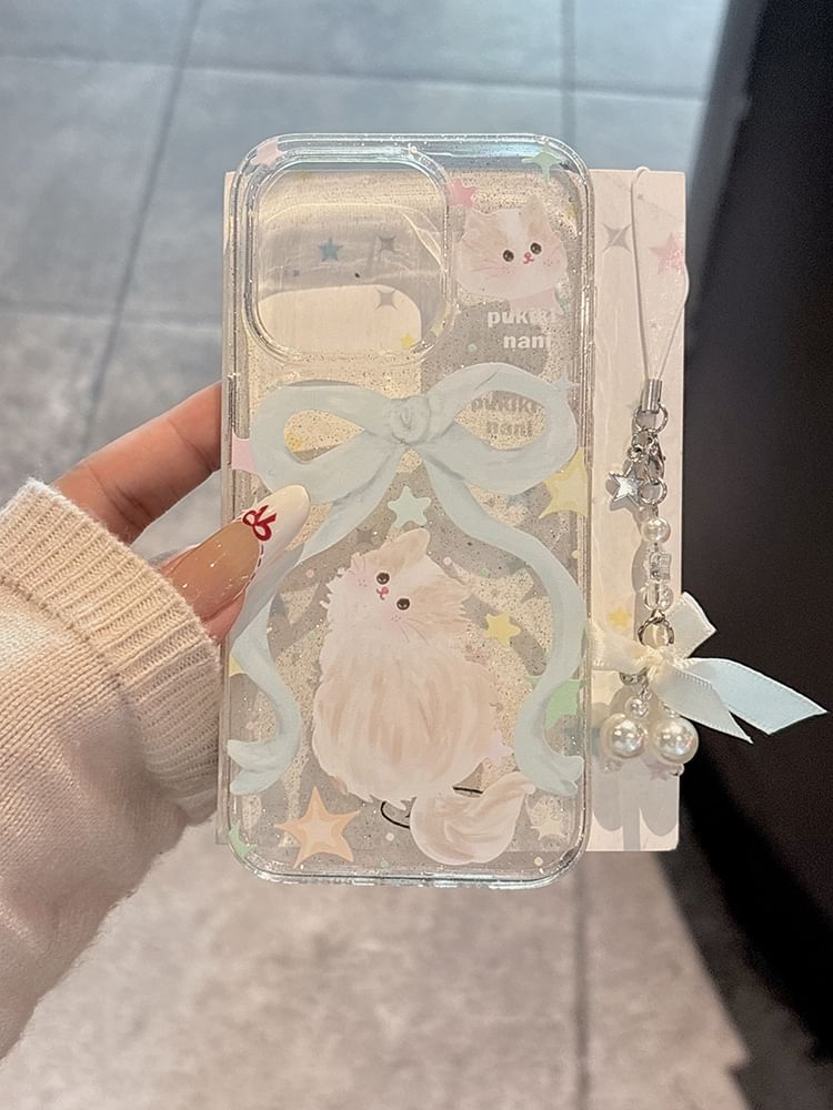Cat Ribbon Case Phone
