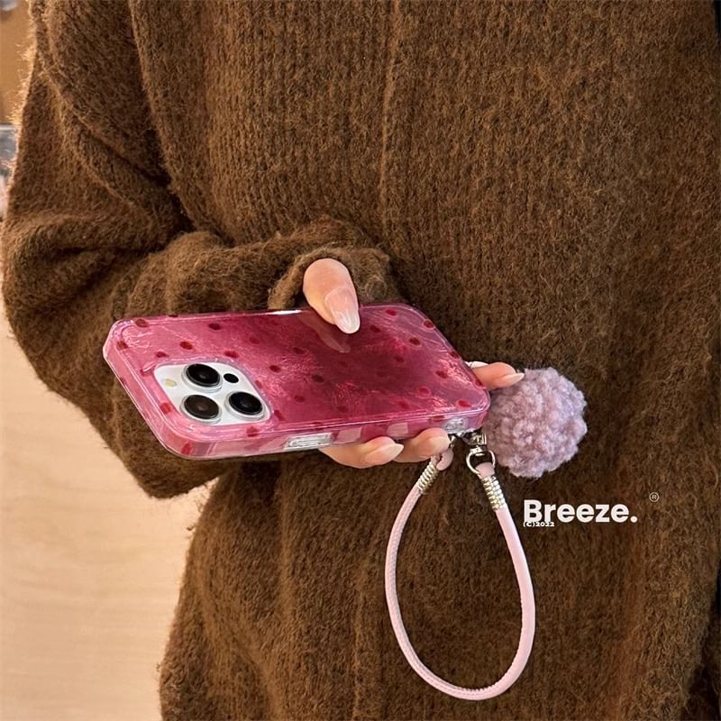 Case Set / Dot Phone Polka Strap