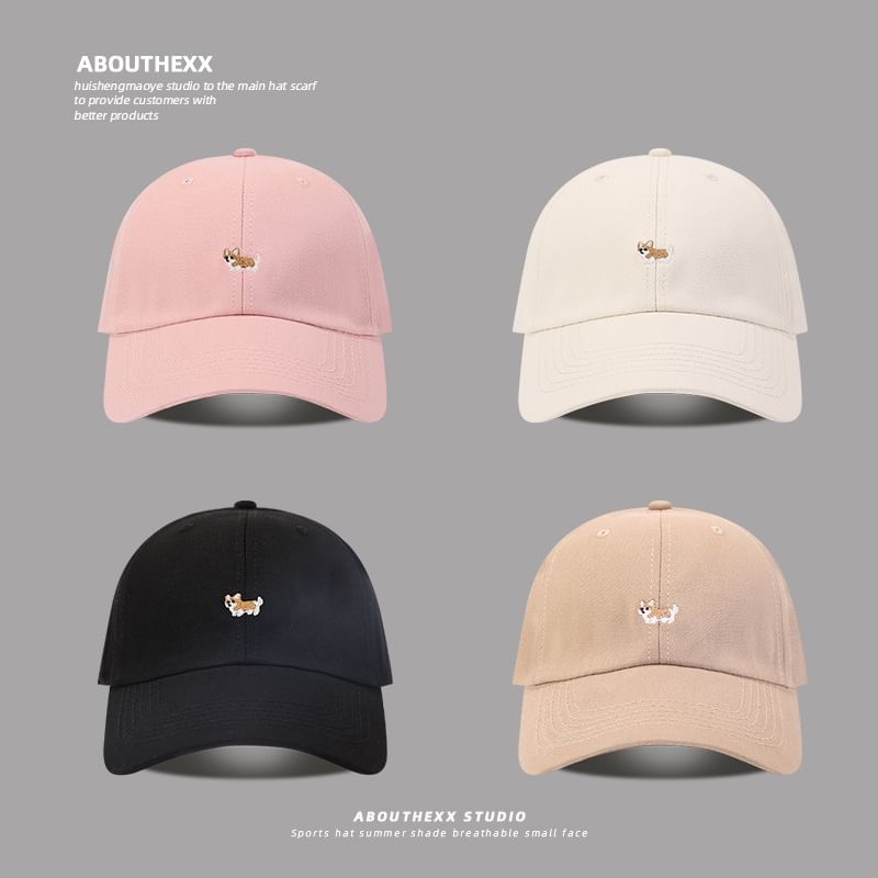 Corgi Cap Baseball Embroidered