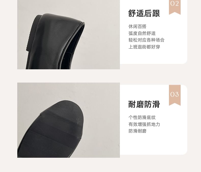 Flats Cap Jane Mary Accent Bow Leather Faux Toe