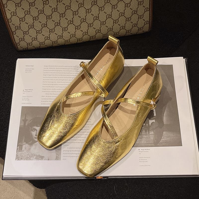 Jane Hidden Wedge Pumps Mary Square Toe