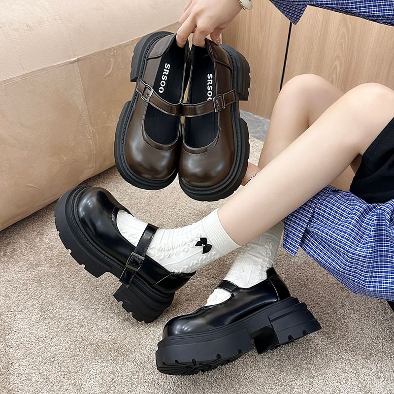 Mary Platform Shoes Jane