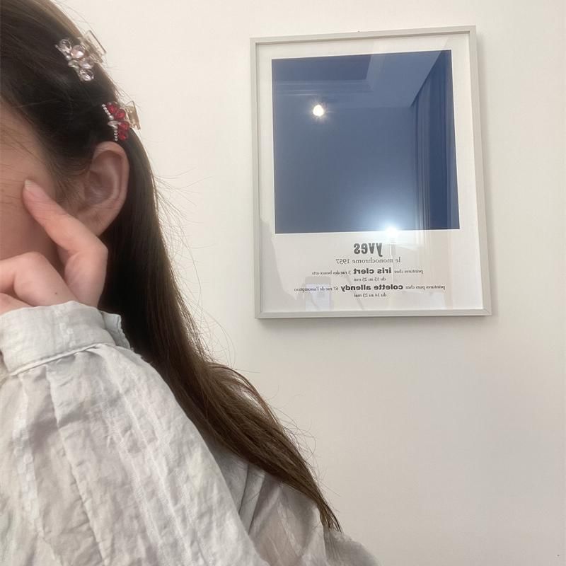 Faux Pearl Hair Rhinestone Acrylic Claw