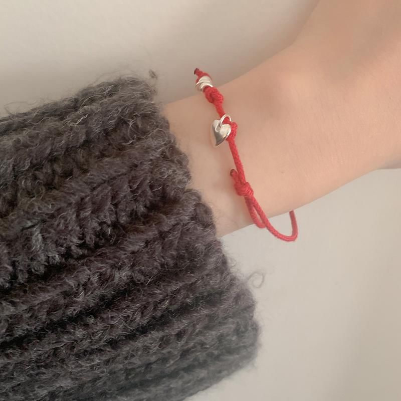 String / Bow Bracelet Silver 925 Sterling