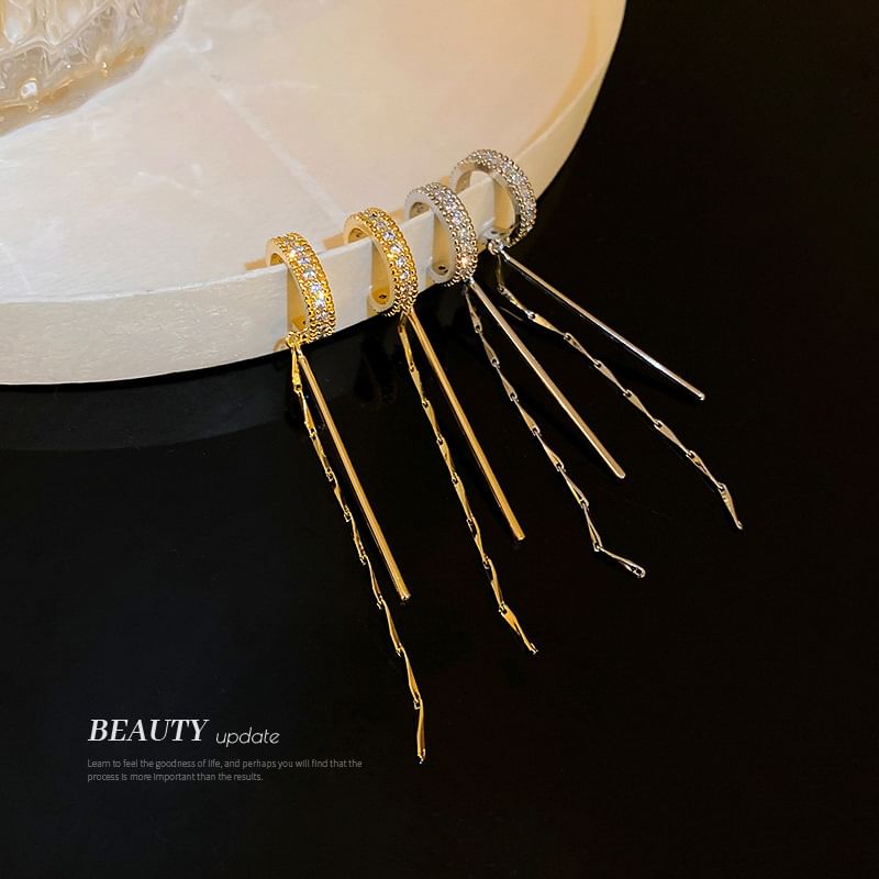 Rhinestone Earring Cuff