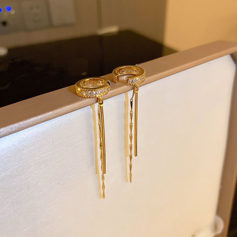 Rhinestone Earring Cuff