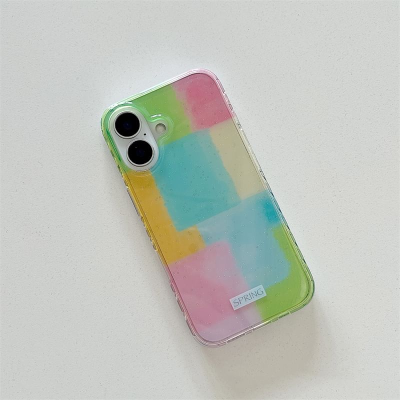 Block Color / Strap Phone Set Case