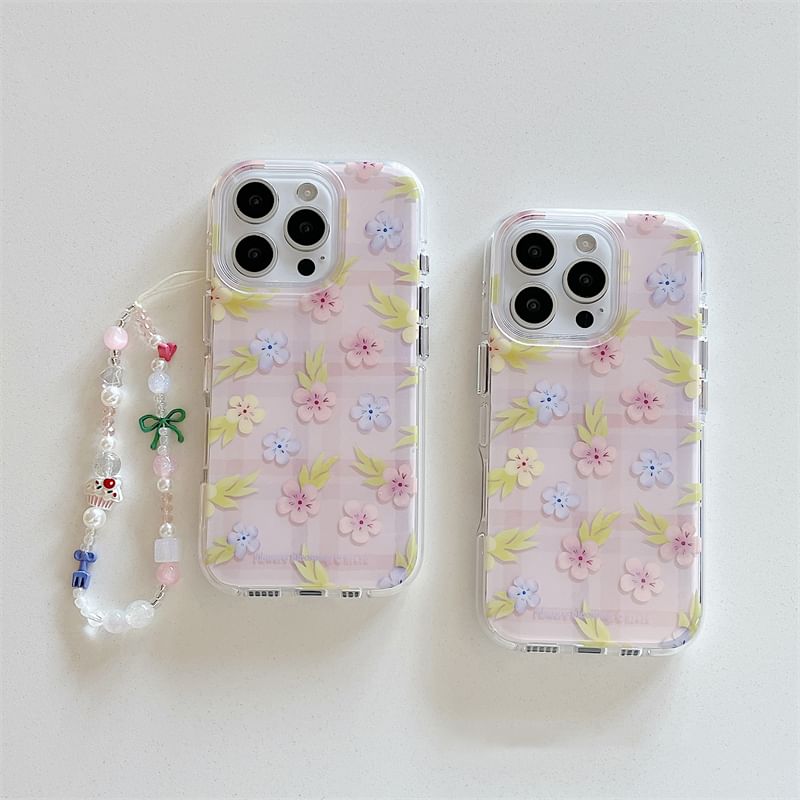 Case Strap Set Floral / Phone