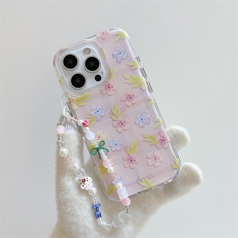 Case Strap Set Floral / Phone