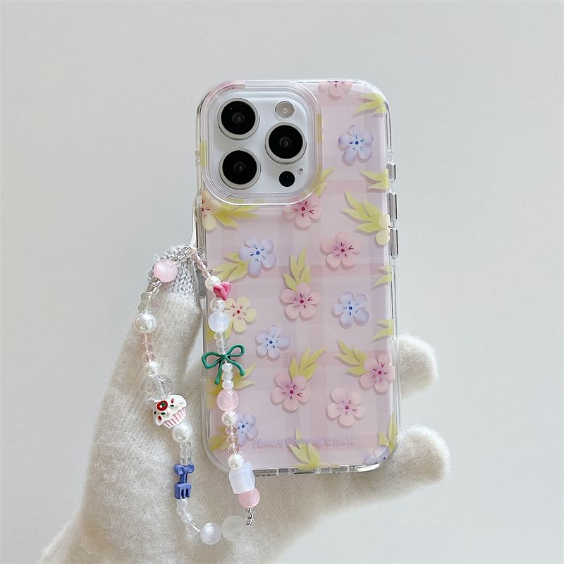 Case Strap Set Floral / Phone