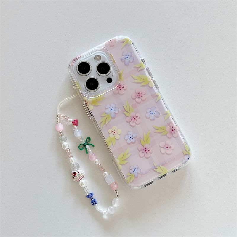 Case Strap Set Floral / Phone