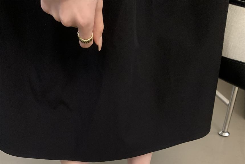 Faux Leather Lace-Up Sneakers Two Tone