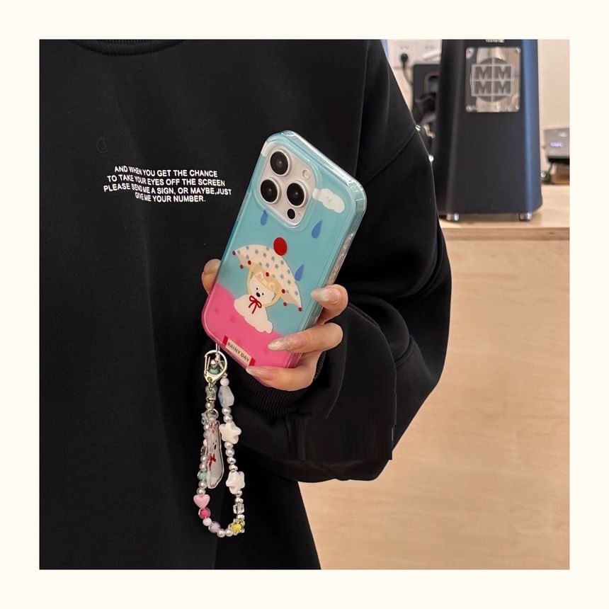 Phone Strap Case with Dog