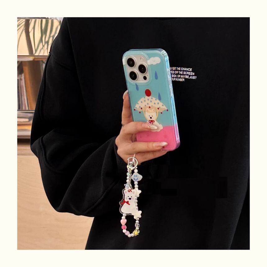 Phone Strap Case with Dog