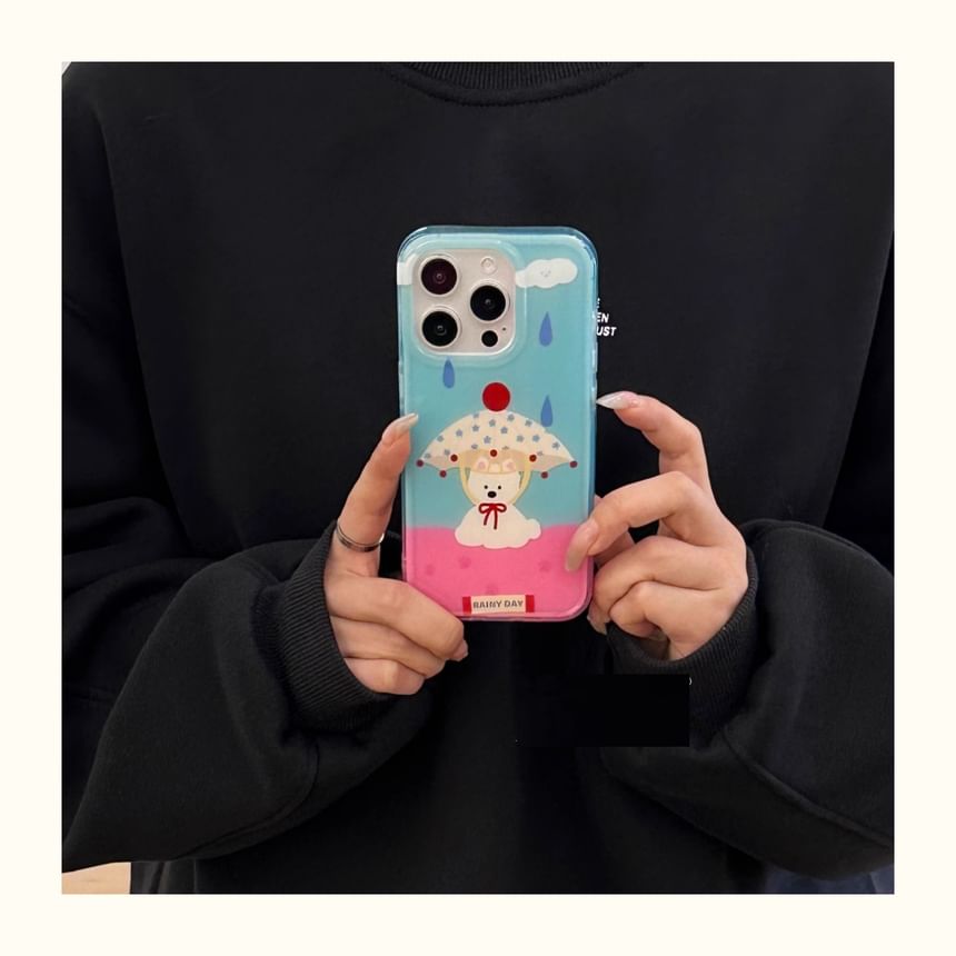 Phone Strap Case with Dog