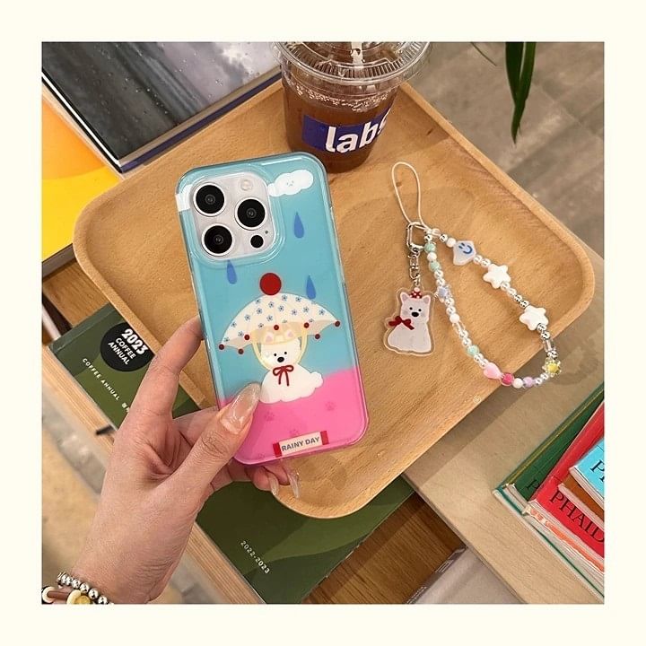 Phone Strap Case with Dog