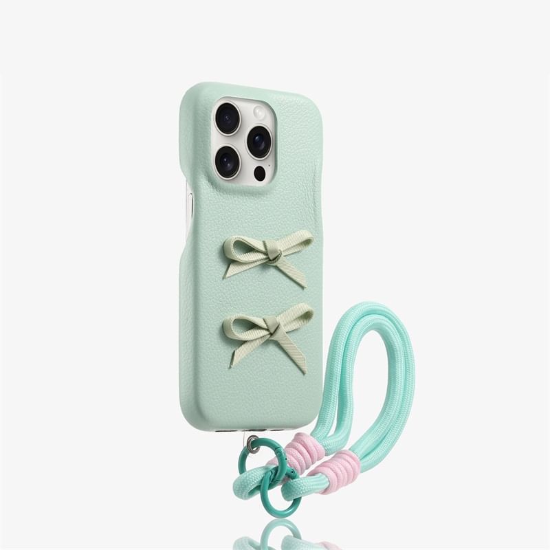 with Strap Case Ribbon Phone