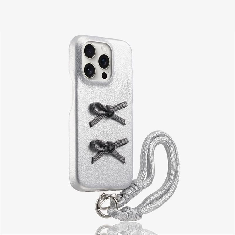 with Strap Case Ribbon Phone