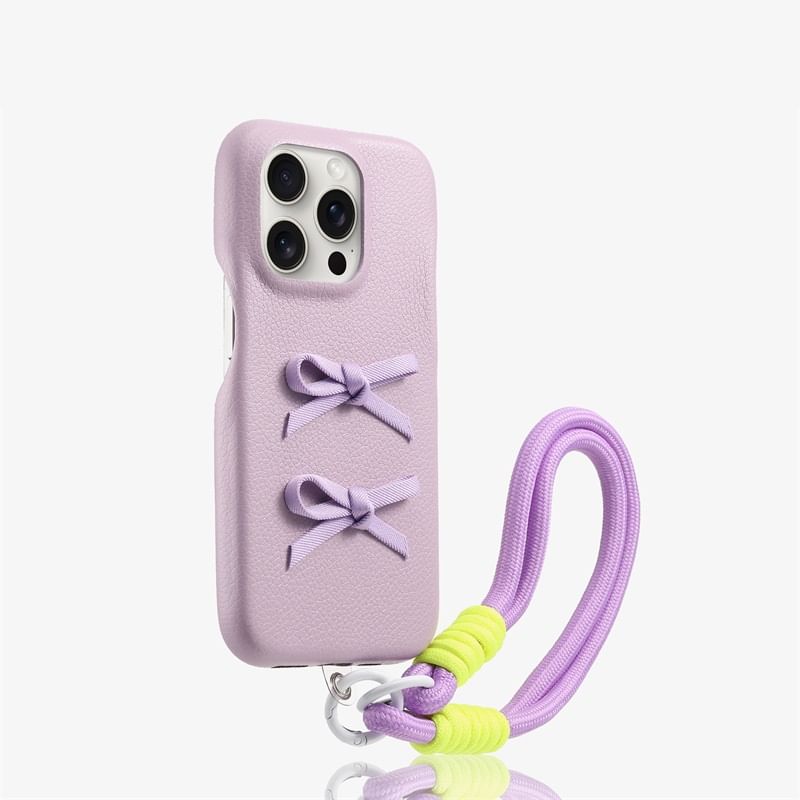 with Strap Case Ribbon Phone