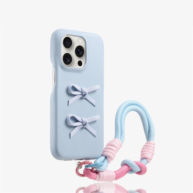 with Strap Case Ribbon Phone