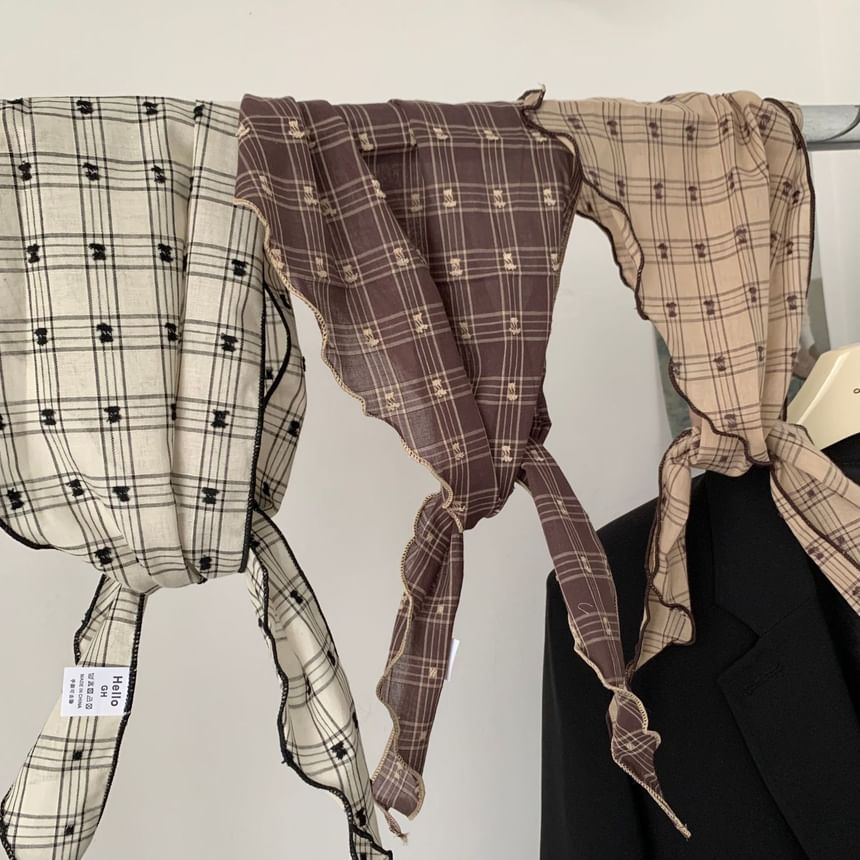Plaid Neckerchief
