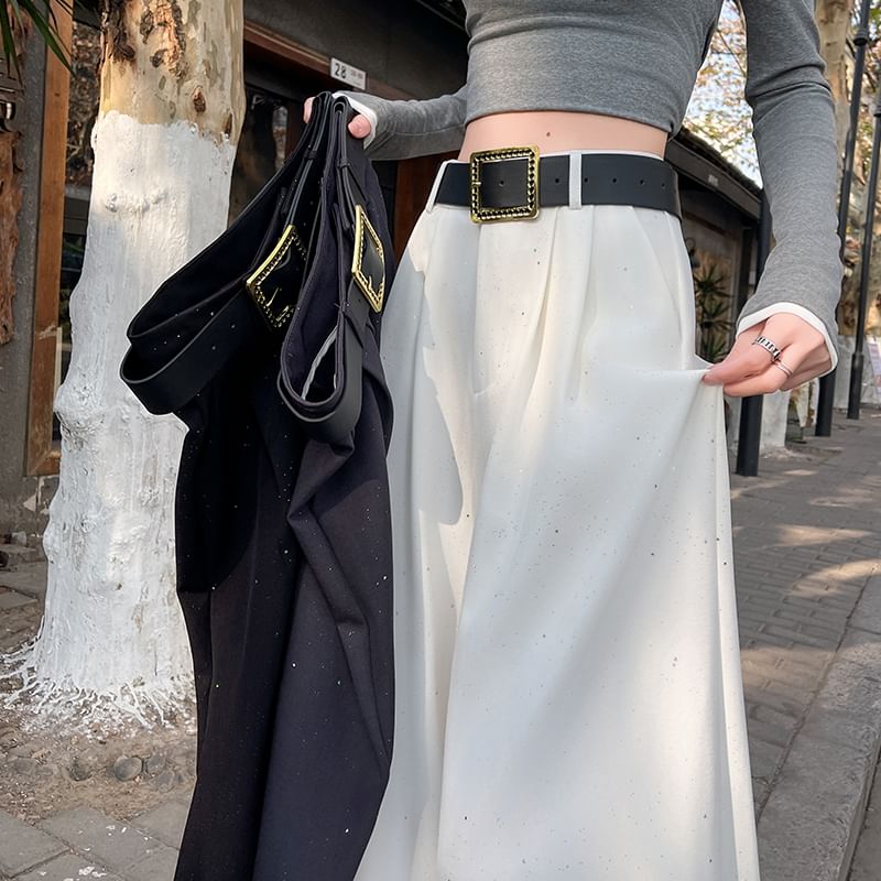 Designs) High Waist Sequin Wide (Various Pants Leg