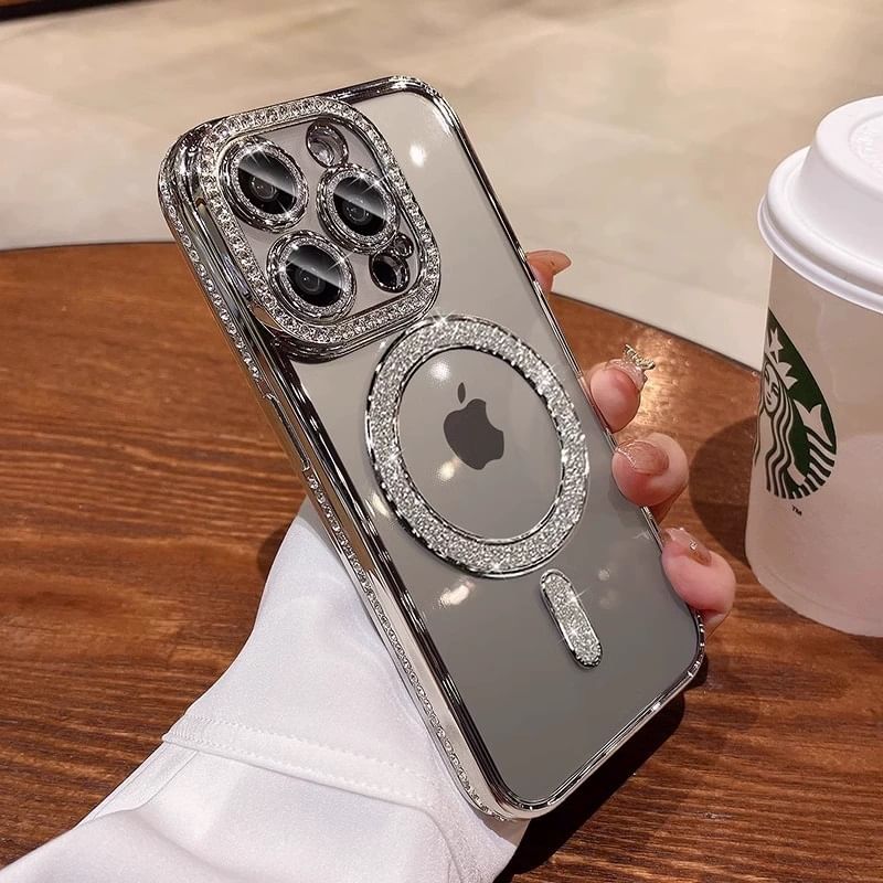 Magnetic Embellished Case MagSafe) with Phone (Compatible