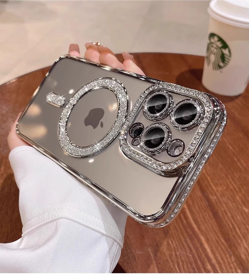 Embellished Magnetic Case (Compatible Phone MagSafe) with