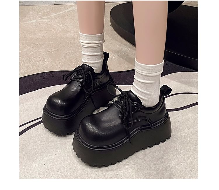 Platform Shoes Lace-Up Derby