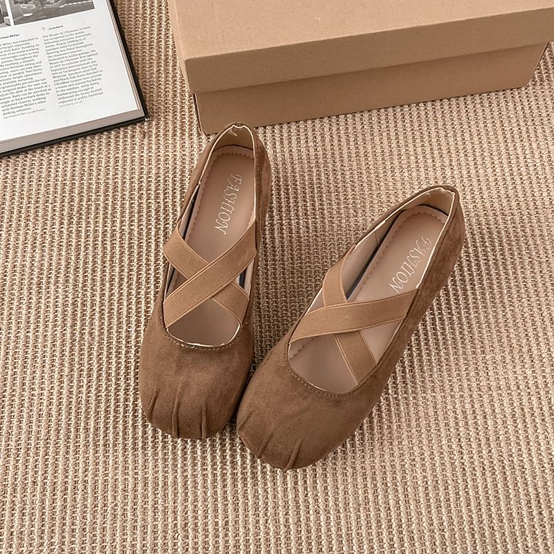 Mary Strap Shoes Cross Hidden Wedge Jane