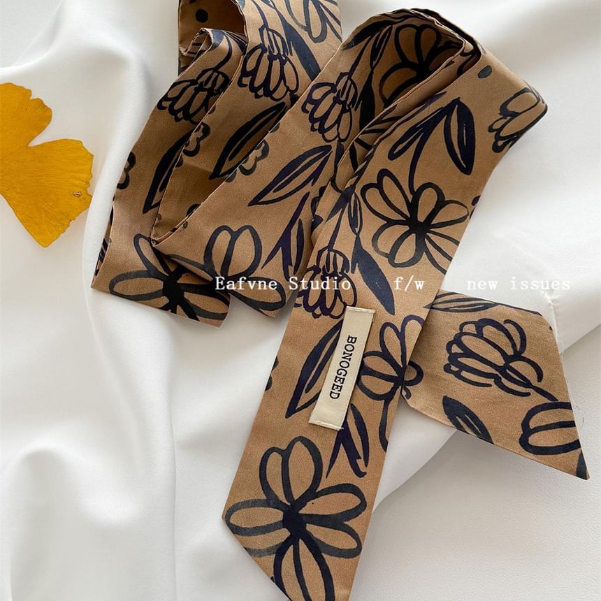 Scarf Hair Tie Patterned