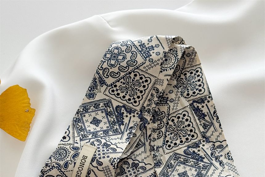 Scarf Hair Tie Patterned