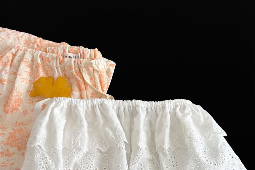 Layered Hem Decorative Lace