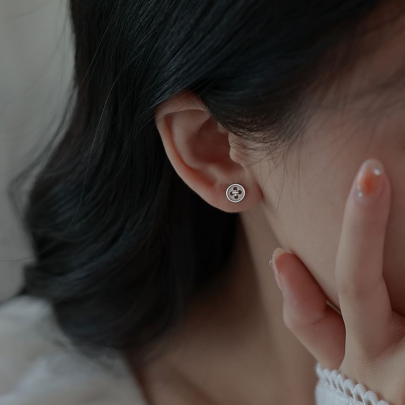 Stud Butterfly Silver Earring Sterling S925