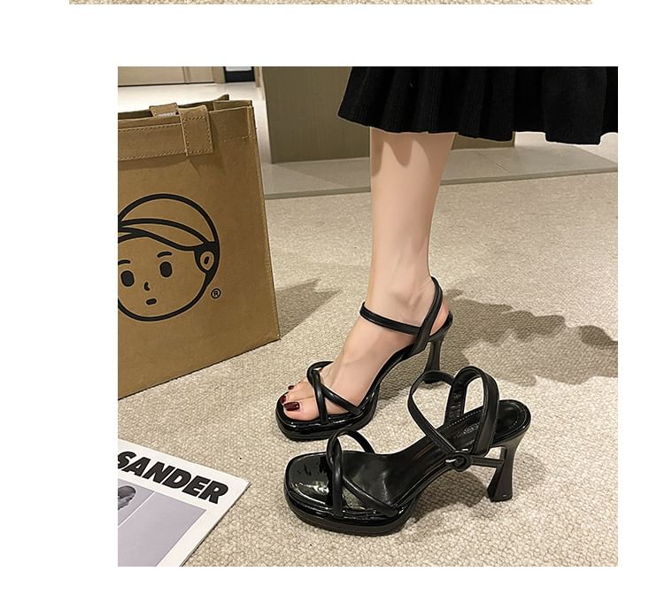Heel Plain Sandals High