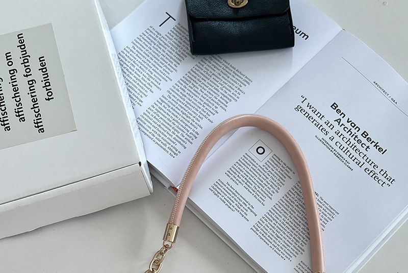 Bag Faux Shoulder Leather Flap