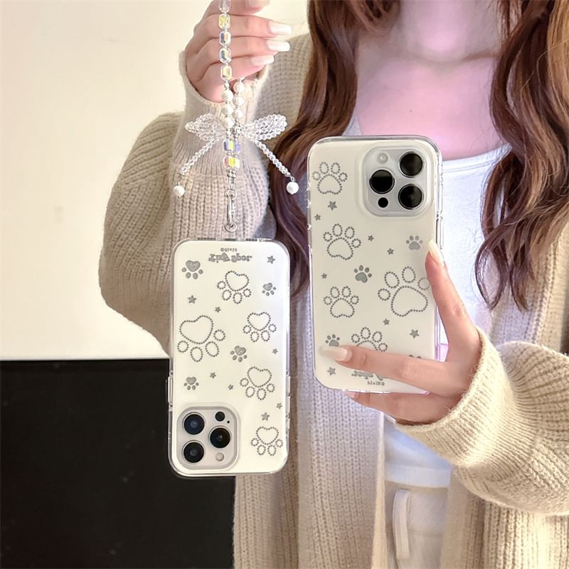 Dog Phone Set Strap Paw Case /
