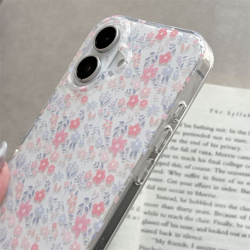 Floral Set Strap Phone Case /