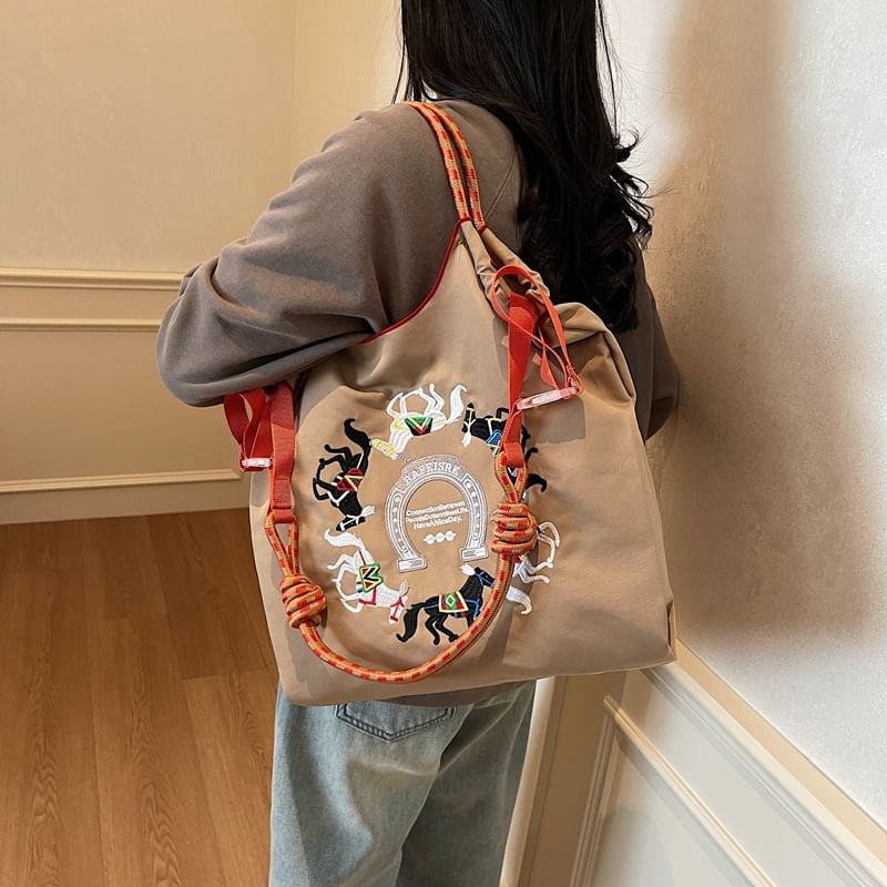 Bag Horse Embroidered Crossbody