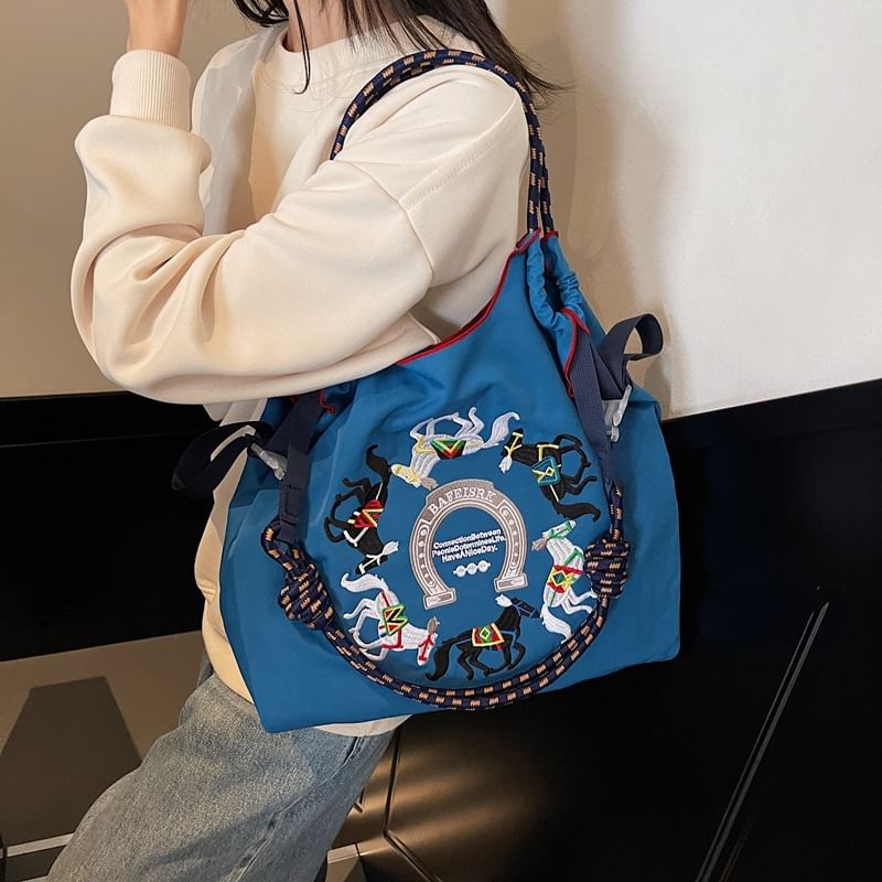 Bag Horse Embroidered Crossbody