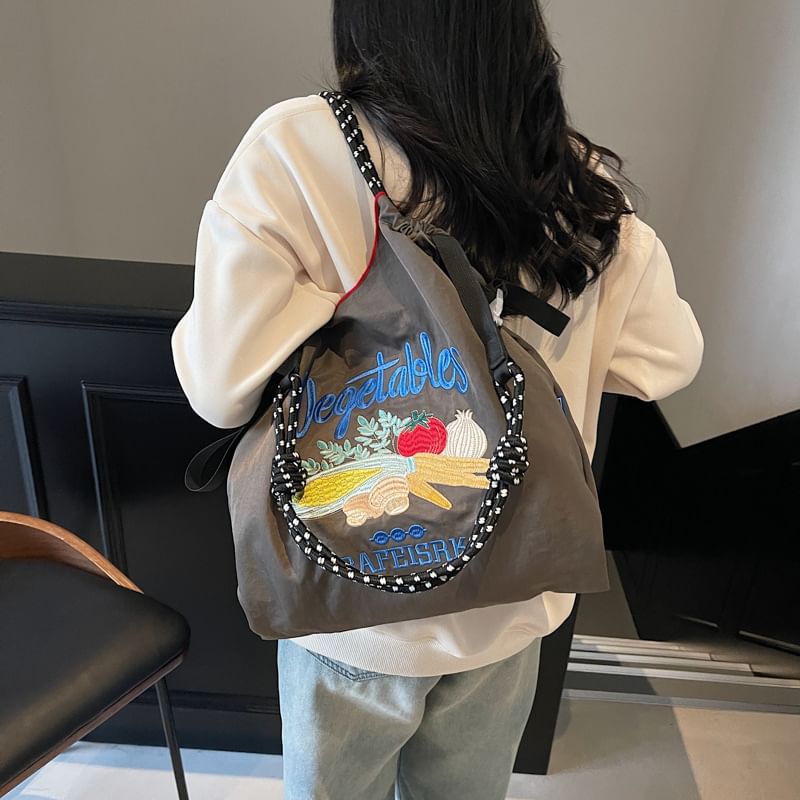 Vegetable Bag Tote Embroidered