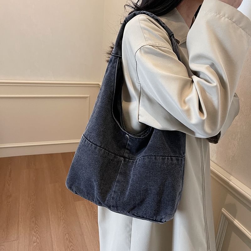 Bag Washed Denim Shoulder
