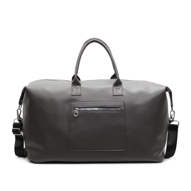 Leather Crossbody Faux Handle Top Bag