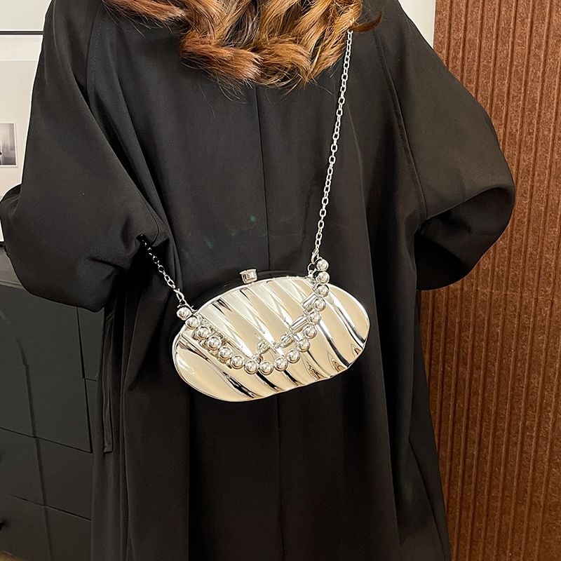 Crossbody Box Bead Bag Strap