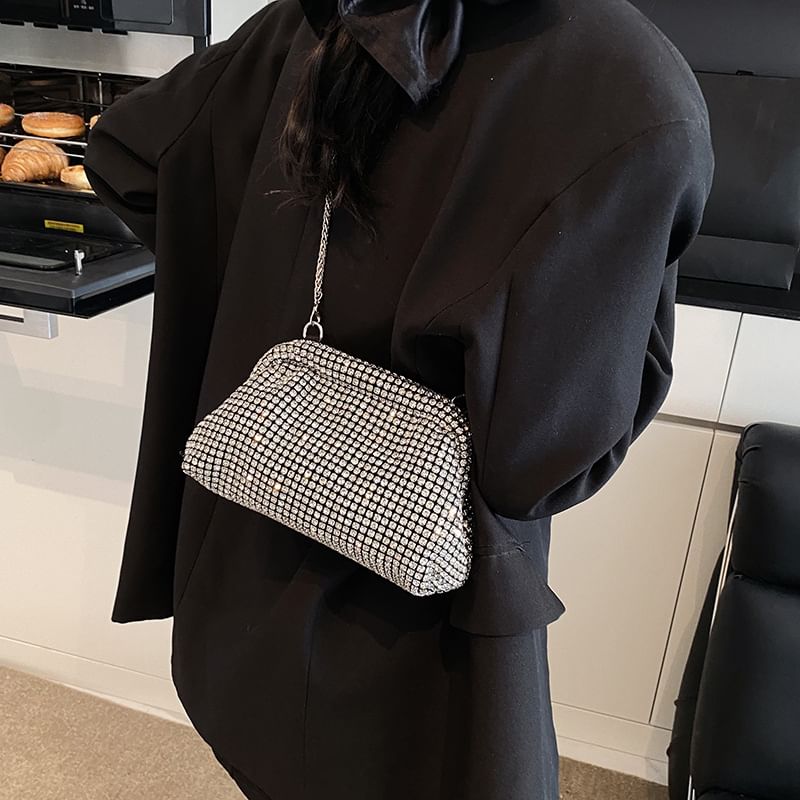 Crossbody Chain Rhinestone Bag