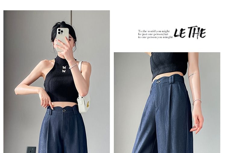 Wide High Jeans Leg Rise (Various Designs)