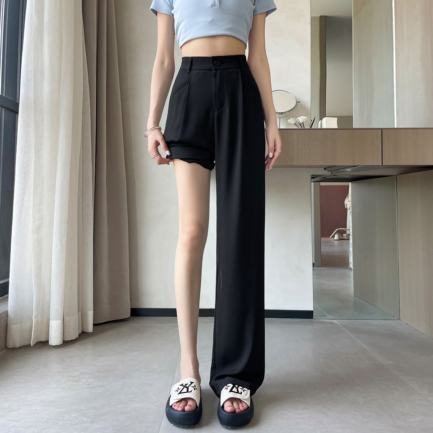 Designs) Wide Waist Pants (Various Dress Leg High Plain