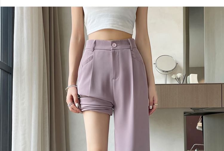 Designs) Wide Waist Pants (Various Dress Leg High Plain