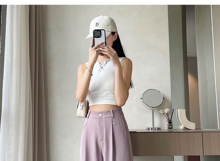 Designs) Wide Waist Pants (Various Dress Leg High Plain